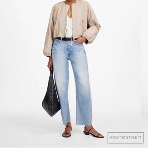 Madewell Darted Barrel-Leg Jean Edmonson Wash